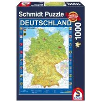 Schmidt Spiele Spiele, puzzle Mapa Niemiec - Puzzle - miniaturka - grafika 1