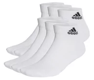 Skarpetki damskie - Skarpety ADIDAS Białe Cushioned Ankle Socks 6 Par - miniaturka - grafika 1