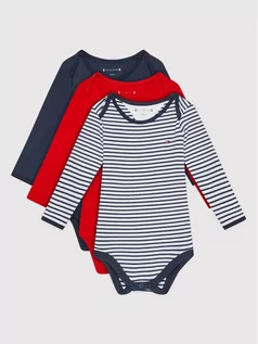 Body dla niemowląt - Tommy Hilfiger Komplet 3 par body dziecięcych Baby Giftpack KN0KN01374 Kolorowy - grafika 1