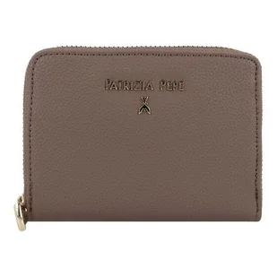 Patrizia Pepe Skórzany portfel 12 cm szary - Portfele - miniaturka - grafika 1