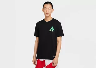 Nike Giannis Logo Dri-Fit Tee Black - Koszulki męskie - miniaturka - grafika 1