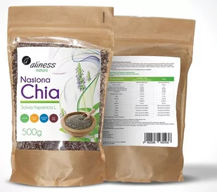Medicaline Medicaline Nasiona CHIA Salvia Hispanica  500 g - Zdrowa żywność - miniaturka - grafika 2