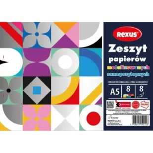 Beniamin Zeszyt papierów kolor samoprzylep. A5/8K (10szt) - Szkolne artykuły papiernicze - miniaturka - grafika 1