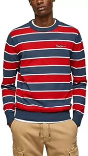 Swetry męskie - Pepe Jeans Sweter męski Paul, Wielobarwny (Multi), S - grafika 1