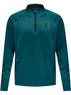 hummel Męska bluza z zamkiem błyskawicznym hmlGG12, DEEP Lagoon, L - Bluzy męskie - miniaturka - grafika 1