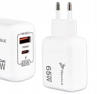 Ładowarki do telefonów - SZYBKA ŁADOWARKA GaN 65W USB-C QC 3.0 ZASILACZ DO MACBOOK LAPTOPA IPHONE 15 - miniaturka - grafika 1