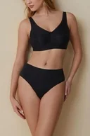 Biustonosze - Biustonosz miękki bez fiszbin wygodny z szerokimi bokami czarny Marivi Selene - miniaturka - grafika 1