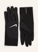 Rękawiczki - Nike Rękawiczki Sportowe Therma-Fit Umożliwiające Obsługę Ekranów Dotykowych schwarz - miniaturka - grafika 1