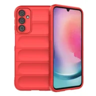 Etui i futerały do telefonów - Magic Shield Case etui do Samsung Galaxy A24 4G elastyczny pancerny pokrowiec czerwone - miniaturka - grafika 1