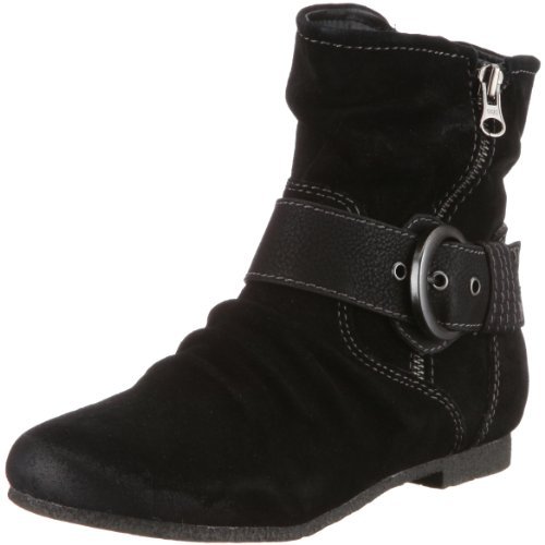 Jana 8-8-25325-25 El Porta-B-1, kozaki damskie, czarny - czarny Black - 37 EU X-Weit