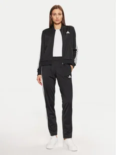 adidas Dres Essentials 3-Stripes JD5434 Czarny Regular Fit - Dresy damskie - miniaturka - grafika 1