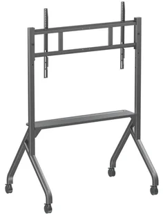 Techly Stojak mobilny TV 55-86" do 80kg regulowany półka AV - Inne akcesoria audio-wideo - miniaturka - grafika 1