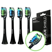 Końcówki do szczoteczek elektrycznych - Końcówki przeznaczone do Vitammy Vivo Symphony Czarne - miniaturka - grafika 1