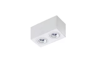 Azzardo Plafon Brant 2 square AZ2826 biała oprawa w nowoczesnym stylu AZ2826 - Lampy sufitowe - miniaturka - grafika 1