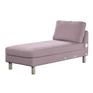 Pokrowce na meble - Dekoria pl pl Pokrowiec na szezlong Karlstad dostawka krótki zgaszony róż 80 x 160 x 80 cm Velvet 733-704-14 - miniaturka - grafika 1
