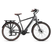 Rowery elektryczne - Rower Elektryczny JOBOBIKE Henry Miejski Szary - miniaturka - grafika 1