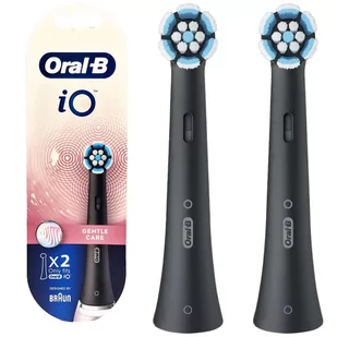 2x Końcówka Oral-B I O Gentle Care/sanfte Black - Końcówki do szczoteczek elektrycznych - miniaturka - grafika 1