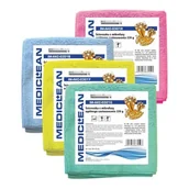 Ściereczki, gąbki, czyściki - Medi Sept Ścierki z mikrofibry A5 zielone 220g 40X40 IM-AKC-0302G - miniaturka - grafika 1