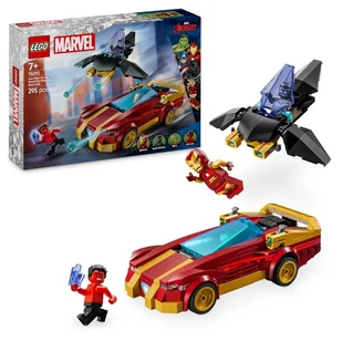 LEGO Marvel Auto Iron Mana i Czarna Pantera kontra Czerwony Hulk 76310 - Klocki - miniaturka - grafika 1