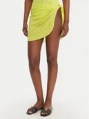 Spódnice - Guess Spódnica mini E6GZ15 WO080 Żółty Regular Fit - miniaturka - grafika 1