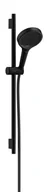 Słuchawki prysznicowe - Hansgrohe Rainfinity - Zestaw głowica prysznicowa, drążek i wąż, 3 dysze, EcoSmart, czarny mat 28746670 - miniaturka - grafika 1