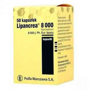 Lipancrea 8000 20 Kapsułek - Układ pokarmowy - miniaturka - grafika 1