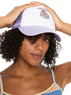 Roxy Damska czapka Trucker Fioletowa One Size - Czapki damskie - miniaturka - grafika 1