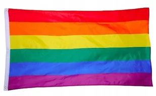 Flaga Tęczowa LGBT Równość Tęcza 150x90 cm - Gadżety dla kibiców - miniaturka - grafika 1