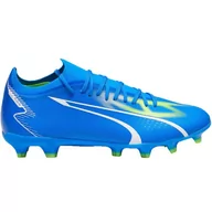 Buty sportowe męskie - Buty piłkarskie Puma Ultra Match FG/AG M 107347 (kolor Niebieski, rozmiar 44) - miniaturka - grafika 1