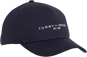 Czapki damskie - Tommy Hilfiger Meżczyzni Th Established Czapka z Daszkiem, Granatowa, Uniwersalny - miniaturka - grafika 1
