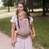Nosidełka dla dzieci - Nosidełko Zaffiro - BabyGrow Roma: Latte-Regulowane - miniaturka - grafika 1