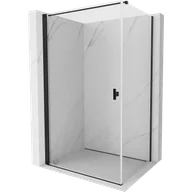 Kabiny prysznicowe - Mexen Mist-B kabina prysznicowa uchylna 90 x 120 cm, transparent, czarna - 8A2T-090-120-70-00 - miniaturka - grafika 1