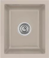 Zlewozmywaki - Zlewozmywak ceramiczny SYSTEMCERAM Mera 32 U Fango Korek automatyczny 5361 02 - miniaturka - grafika 1