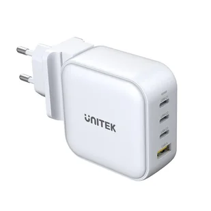 UNITEK ŁADOWARKA GAN 4 PORTY, PD 100W, QC3.0,USB-C - Ładowarki do telefonów - miniaturka - grafika 2