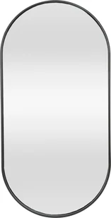 [en.casa] Lustro ścienne Picciano lustro łazienkowe 30x60cm lustro do makijażu czarne, matowe owalne lustro dekoracyjne - Lustra - miniaturka - grafika 1
