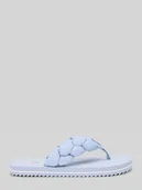 Klapki i japonki damskie - Japonki z plecionym paskiem - miniaturka - grafika 1