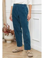 Spodnie damskie - Joséfine Spodnie "Altazar" w kolorze turkusowym - miniaturka - grafika 1