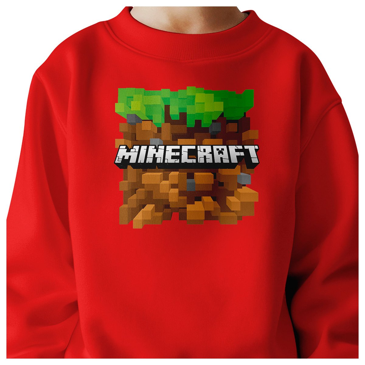 BLUZA DZIECIĘCA MINECRAFT 134-140 DLA DZIEWCZYNKI CHŁOPCA JAKOŚĆ