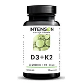 Witaminy i minerały - Suplement diety, Intenson, Witamina D3 + K2 120 kapsułek - miniaturka - grafika 1