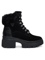 Botki damskie - Guess Trzewiki FLFYRL SUE10 Czarny - miniaturka - grafika 1