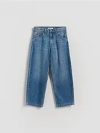 Spodnie i spodenki dla chłopców - Reserved - Jeansy straight - niebieski - miniaturka - grafika 1