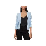 Swetry damskie - Vila Women's VIRIL Short L/S Knit kardigan-NOOS kurtka dzianinowa, Kentucky Blue/szczegóły: melanż, XL, Kentucky Blue/Szczegóły: Melange, XL - miniaturka - grafika 1