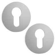 Meble modułowe i akcesoria - Rozeta Okrągła Wkładka Szyld do Klamki Wewnętrznej Srebrna Kuchinox - miniaturka - grafika 1