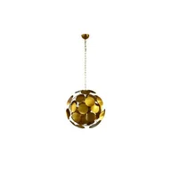 Lampy sufitowe - Lampa wisząca Infinity Home złota - Invicta - miniaturka - grafika 1