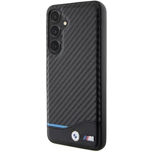 BMW BMHCS24M22NBCK S24+ S926 czarny/black Leather Carbon - Etui i futerały do telefonów - miniaturka - grafika 2