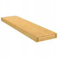 Półki do salonu - Półka Ścienna 80X20X4CM Bambusowa - miniaturka - grafika 1