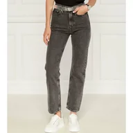 Spodnie damskie - CALVIN KLEIN JEANS Jeansy | Straight fit - miniaturka - grafika 1
