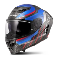Kaski motocyklowe - Kask Integralny LS2 FF807 Dragon Niebieski/CzerwonyXS - miniaturka - grafika 1