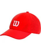 Czapki męskie - Czapka baseballowa Wilson Active Perforated Cap Infrared S/M - miniaturka - grafika 1