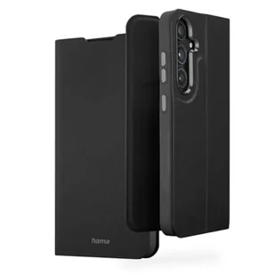 Hama Etui na telefon komórkowy Samsung Galaxy S24+ (etui na telefon komórkowy, etui z przegródką na karty, sztuczna skóra, metalowe elementy, funkcja stojaka, dodatkowa ochrona wyświetlacza i aparatu, - Etui i futerały do telefonów - miniaturka - grafika 1